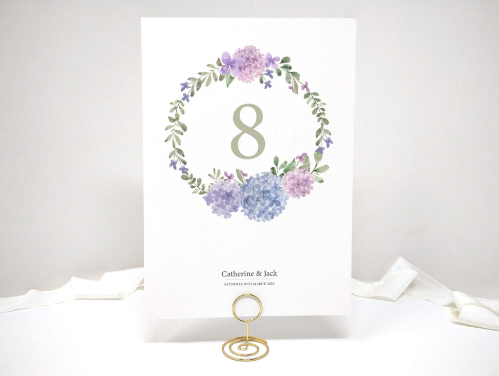 Hydrangea Wedding Stationery Collection Wedding Stationery Tinyfox