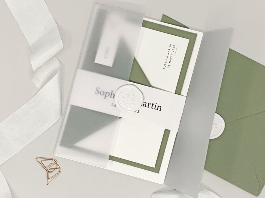 Invitation Vellum Jacket