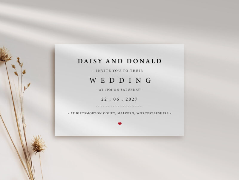 Little Love Wedding Invitation