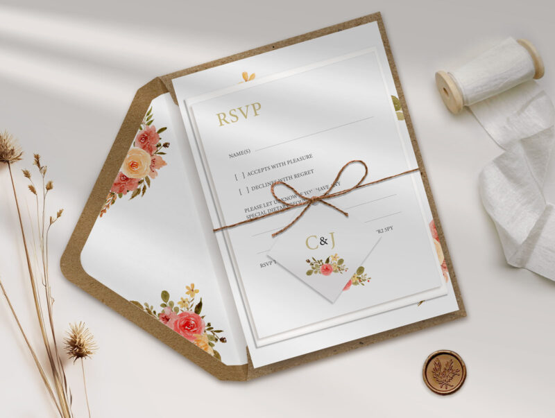 Delicate Wedding Invitation