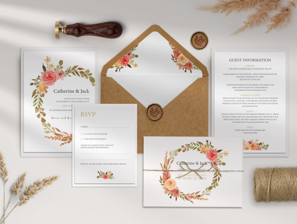 Delicate Wedding Invitation