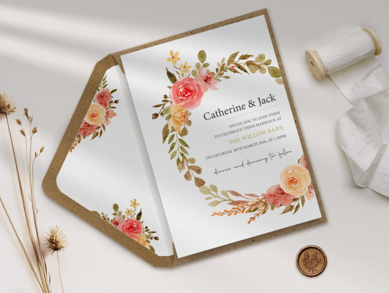 Delicate Wedding Invitation