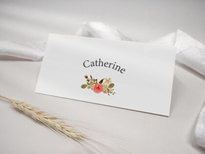Delicate Wedding Place Name
