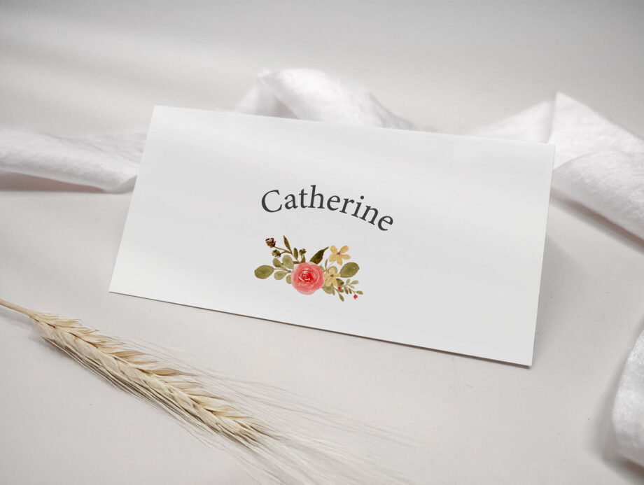 Delicate Wedding Place Name