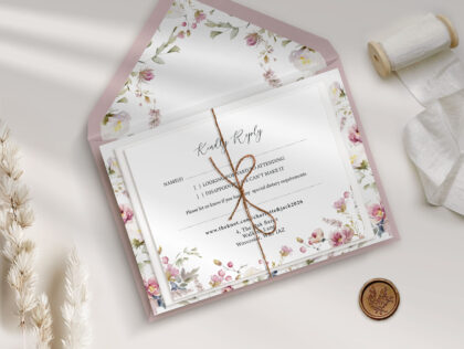 Dusty Wedding Invitation