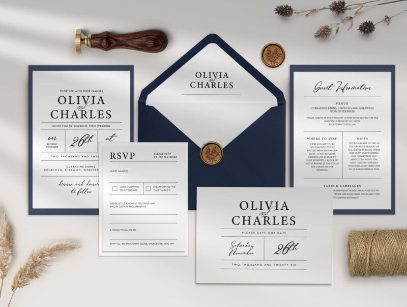 Elegant Wedding Invitation