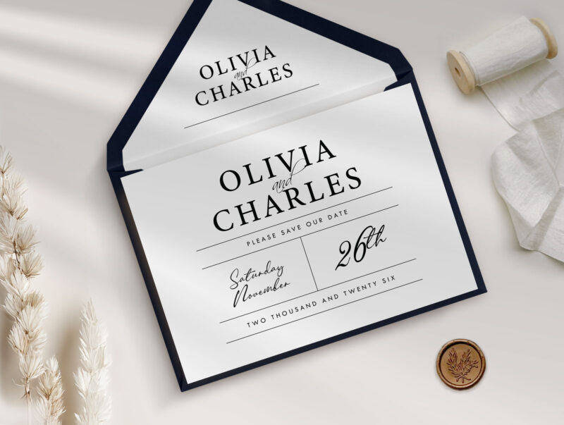 Elegant Wedding Save the Date