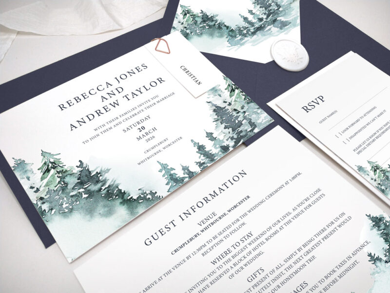 Forest Wedding Invitation