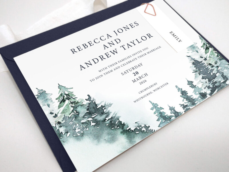 Forest Wedding Invitation