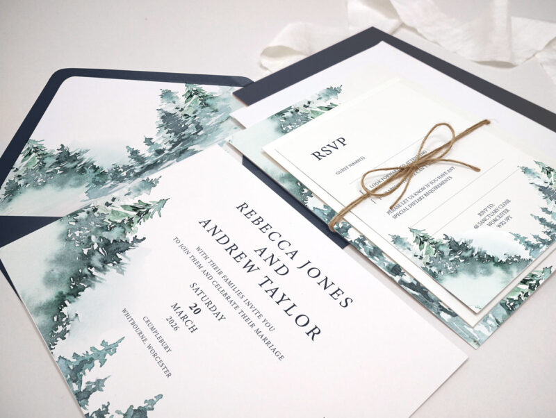 Forest Wedding Invitation