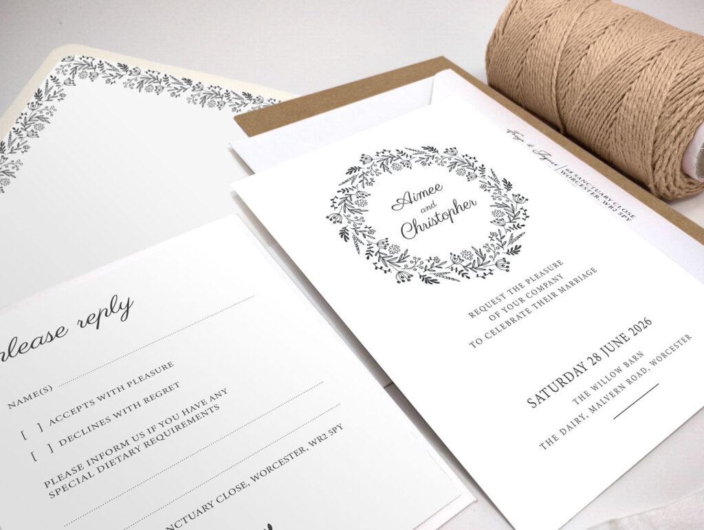 Rustic Wedding Invitation