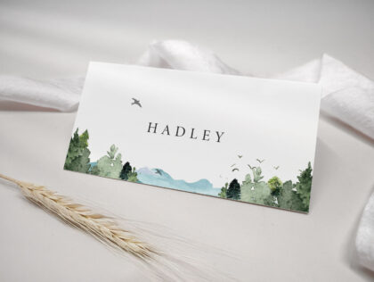 Woodland Wedding Place Name