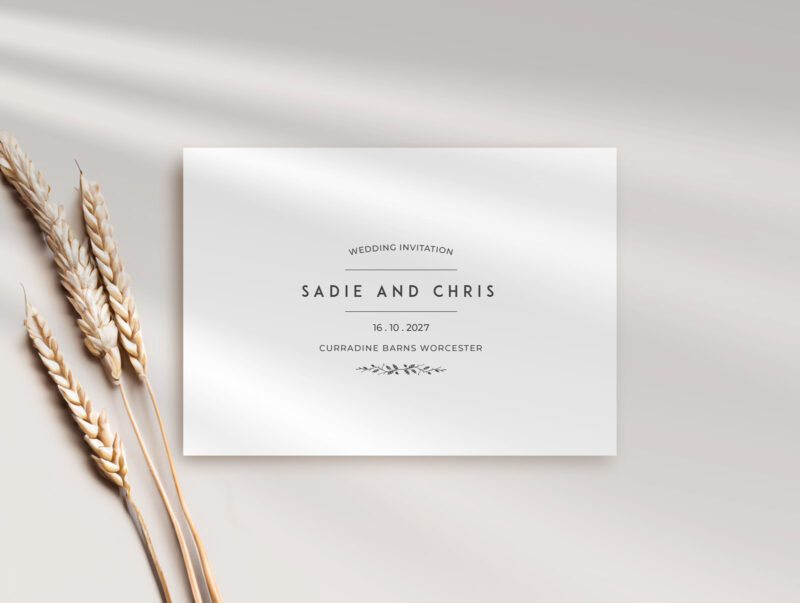 Country Wedding Invitation