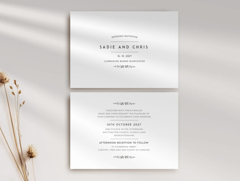 Country Wedding Invitation