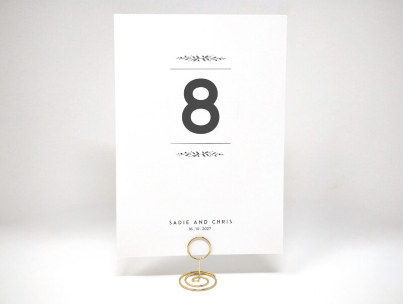 Country Wedding Table Name