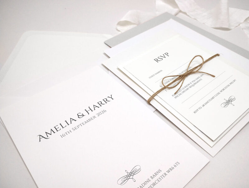 Minimalist Wedding Invitation