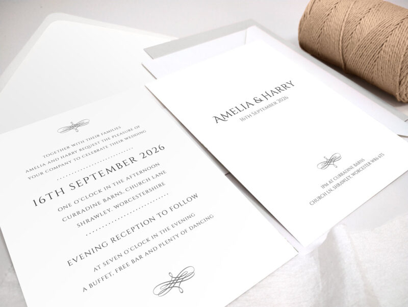 Minimalist Wedding Invitation