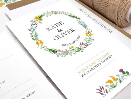 Wildflower Wedding Invitation