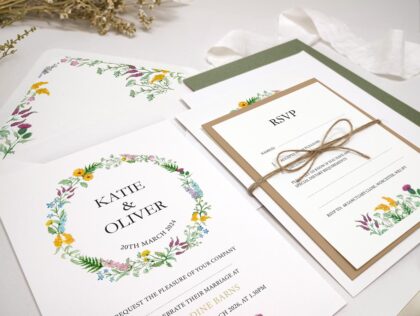 Wildflower Wedding Invitation