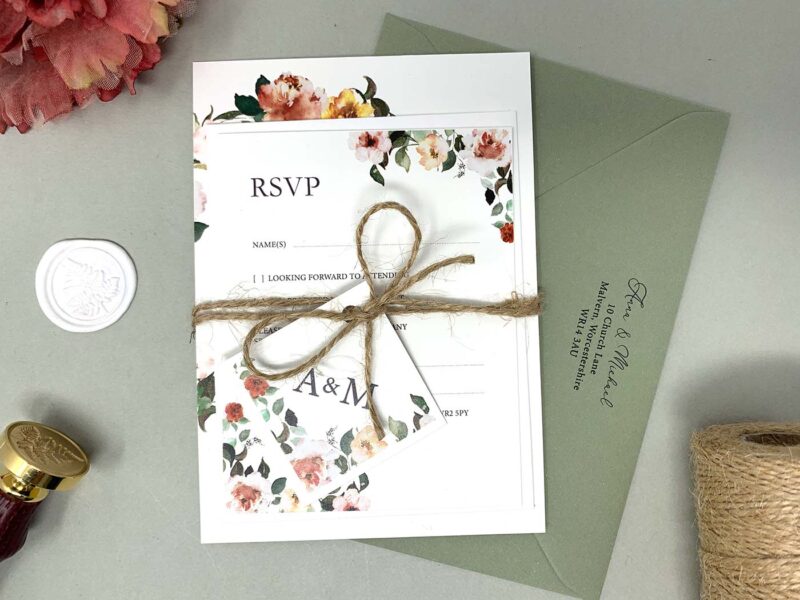 Floral Wedding Invitation