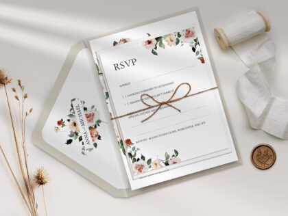 Floral Wedding Invitation