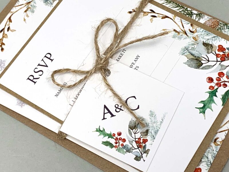 Winter Wedding Invitation