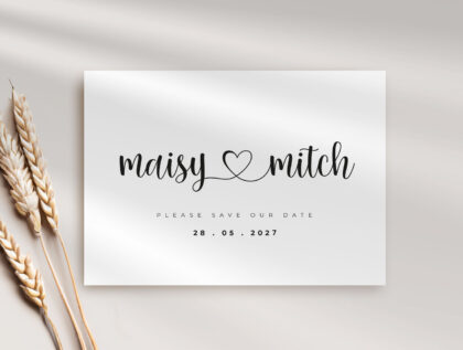 Together Save the Date Card