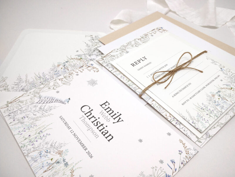 Hedgerow Wedding Invitation