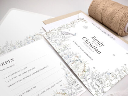 Hedgerow Wedding Invitation