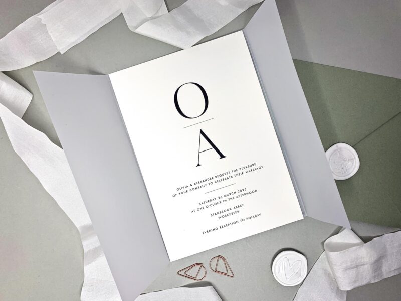 Refined Wedding Invitation