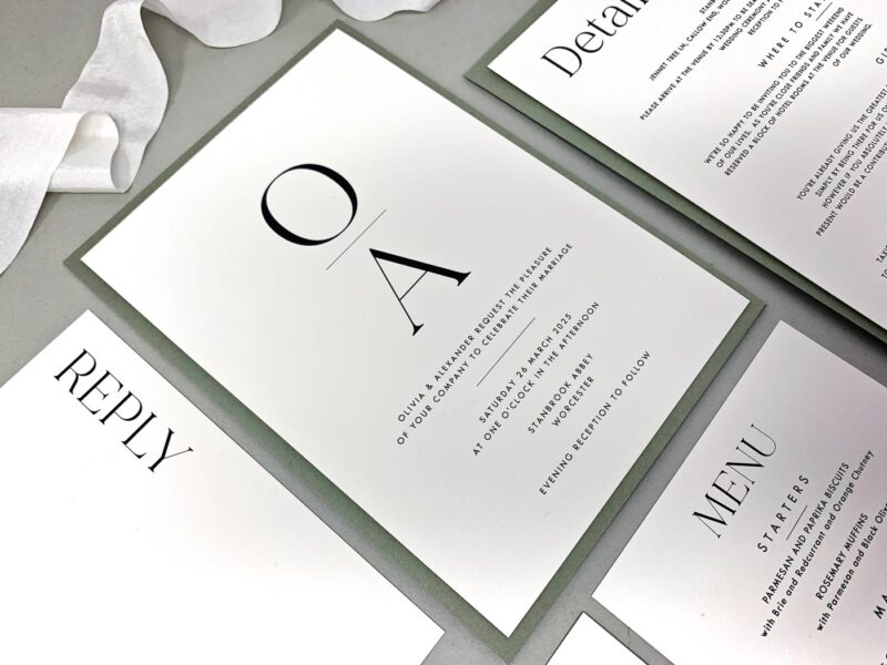 Refined Wedding Invitation