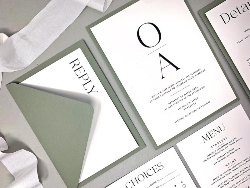 Refined Wedding Invitation