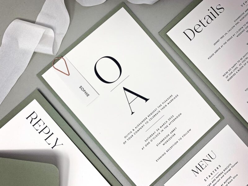 Refined Wedding Invitation