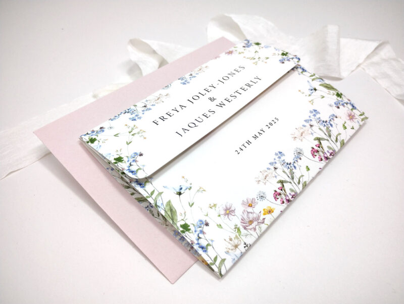 Meadow Tri- Fold Wedding Invitation