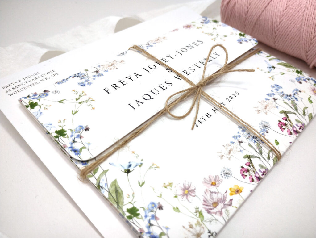 Meadow Tri- Fold Wedding Invitation