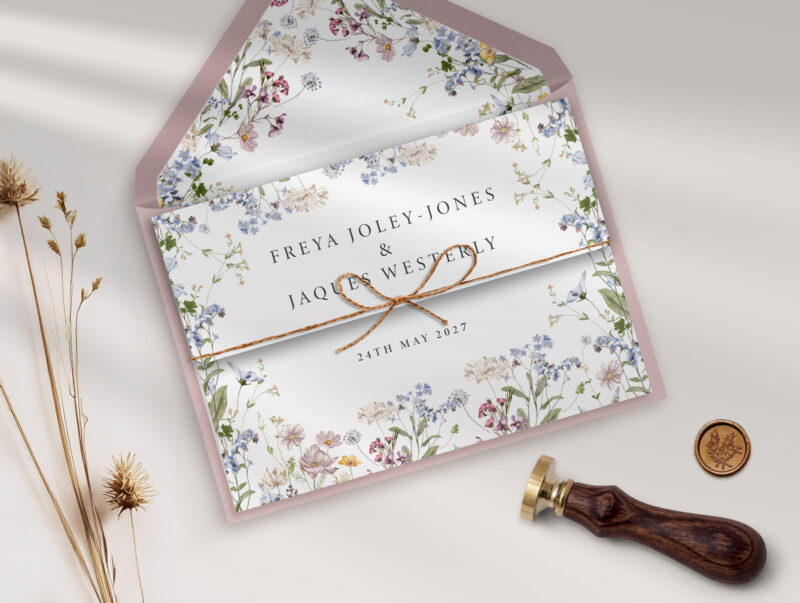 Meadow Trifold Wedding Invitation