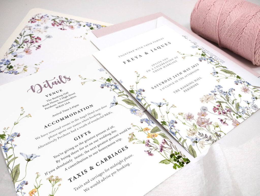 Meadow Wedding Invitation Bundle