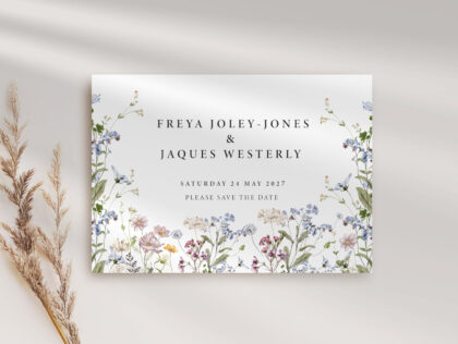 Meadow Wedding Save the Date