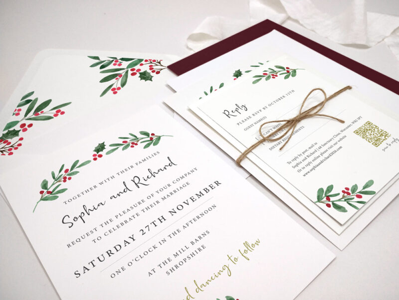 Merriest Wedding Invitation