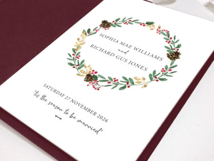 Merriest Wedding Invitation