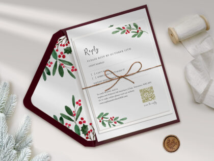 Merriest Wedding Invitation