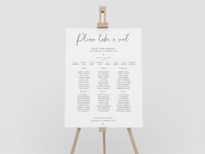 Little Love Wedding Table Plan