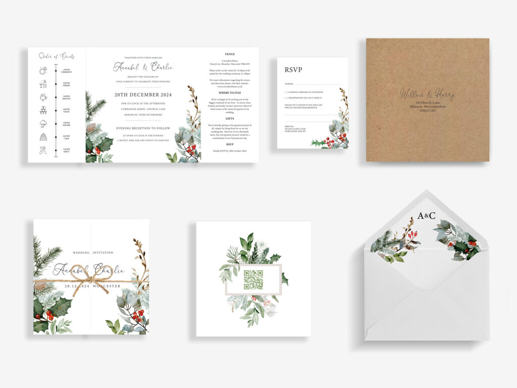 Gatefold Invitation - Wedding Stationery Formats Option