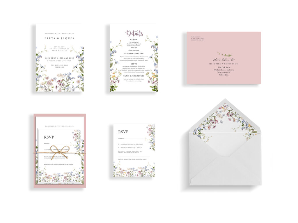 Invitation Bundle - Wedding Stationery Formats Options