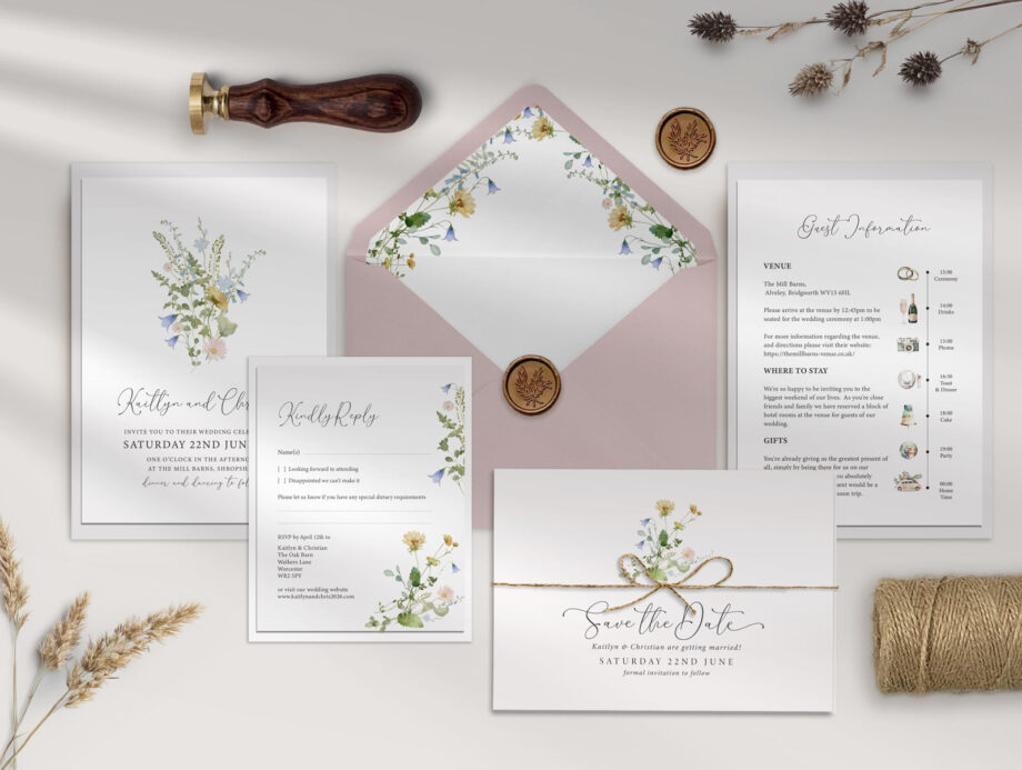 Summer Wedding Invitation