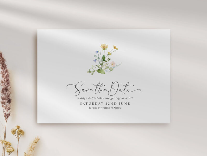 Summer Wedding Save the Date
