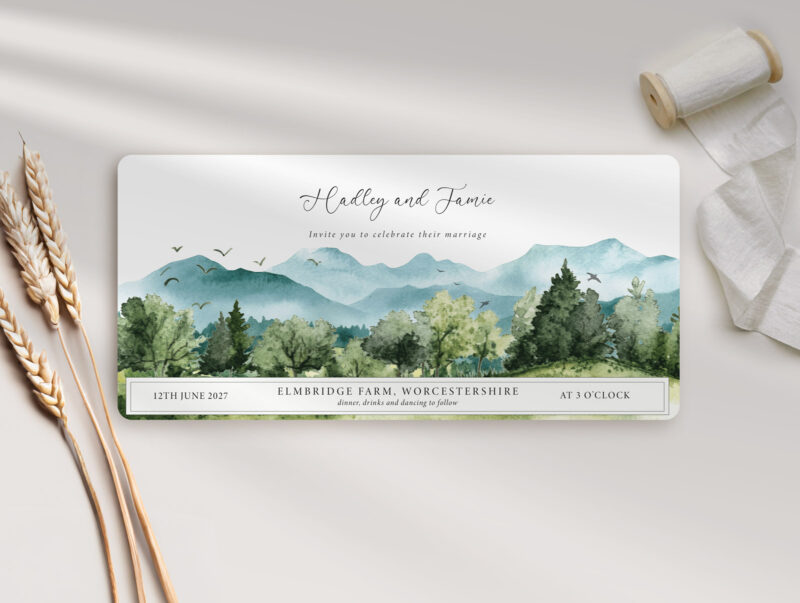 Woodland Wedding Invitation