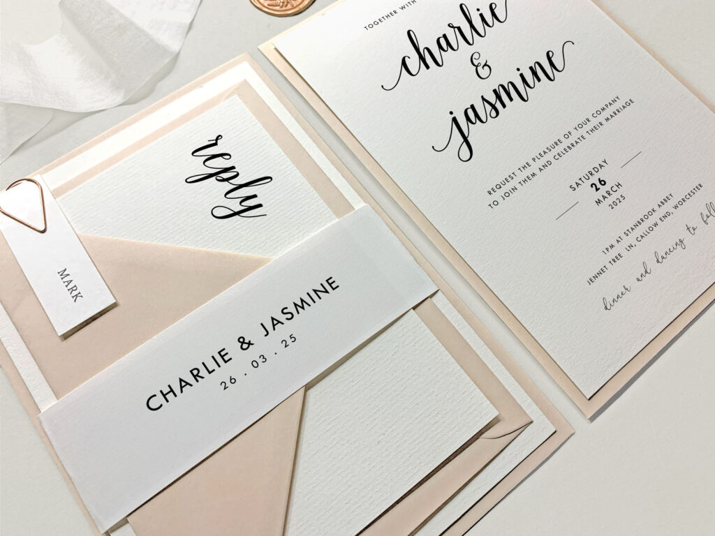 Calligraphy Wedding Invitation