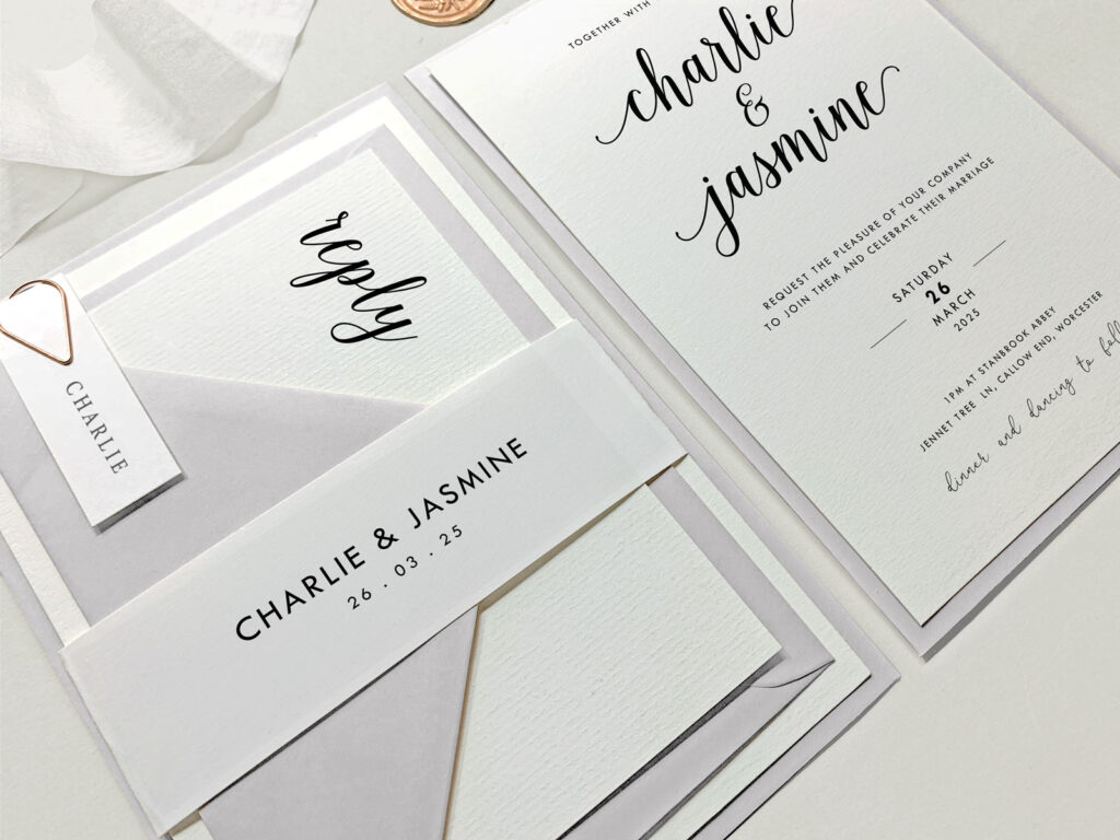 Calligraphy Wedding Invitation