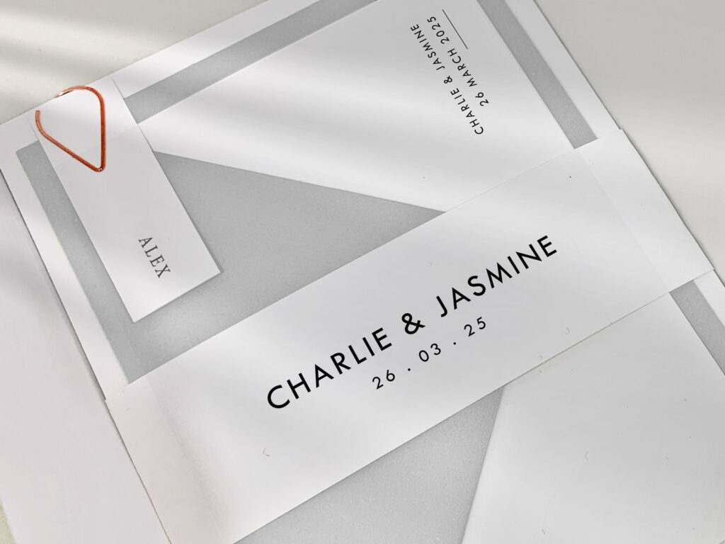Calligraphy Wedding Invitation
